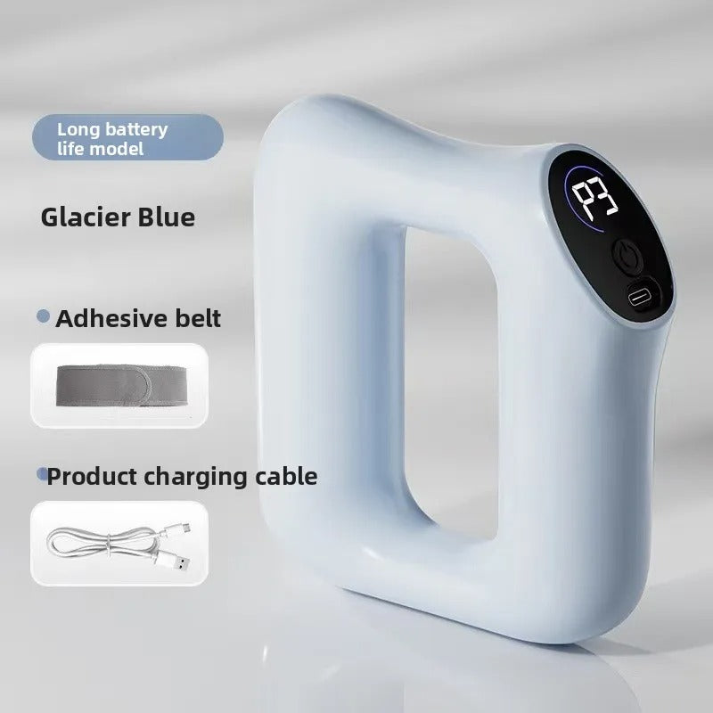 Pyrella Body Ring in Glacier Blue with wide comfort belt and USB-C cable