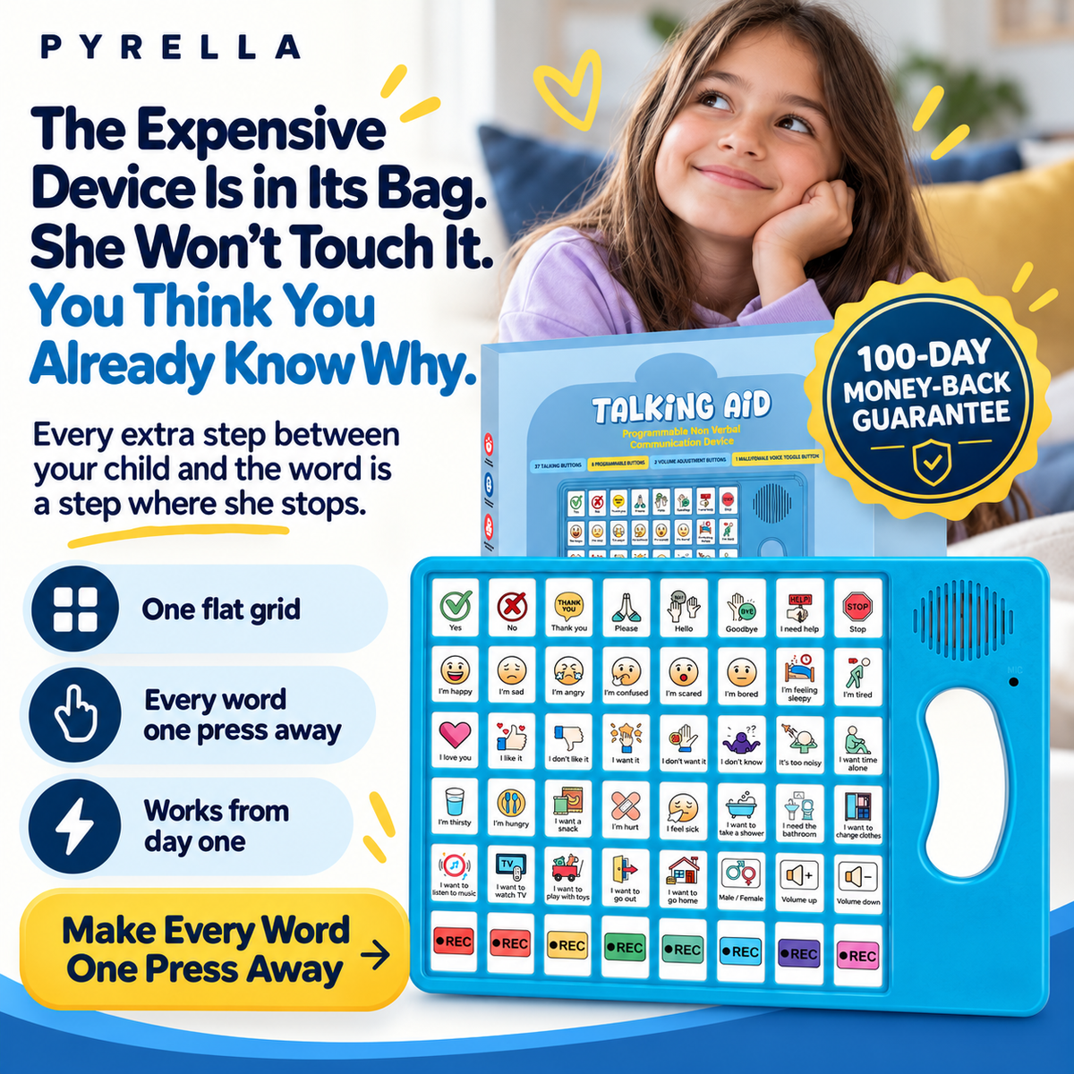 VoiceFirst AAC simple alternative to a rejected complex device